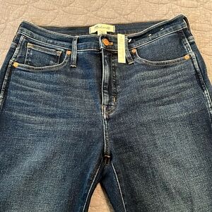 New with tags, Madewell, 10 inch high-rise skinny size 29